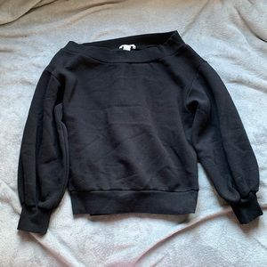 H&M off-shoulder long sleeve sweater